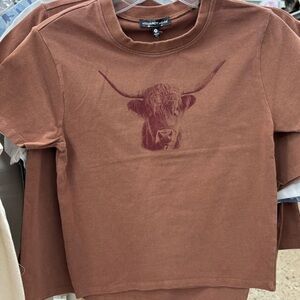 Attitude Not Included W T-Shirt with Steer on it - Sizes M, L, XL
